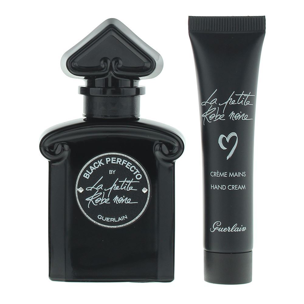 Setti Guerlain: Black Perfecto By La Petite Robe Noire Eau De Parfum naisille 30 ml + Black Perfecto By La Petite Robe Noire kosteuttava käsivoide 30