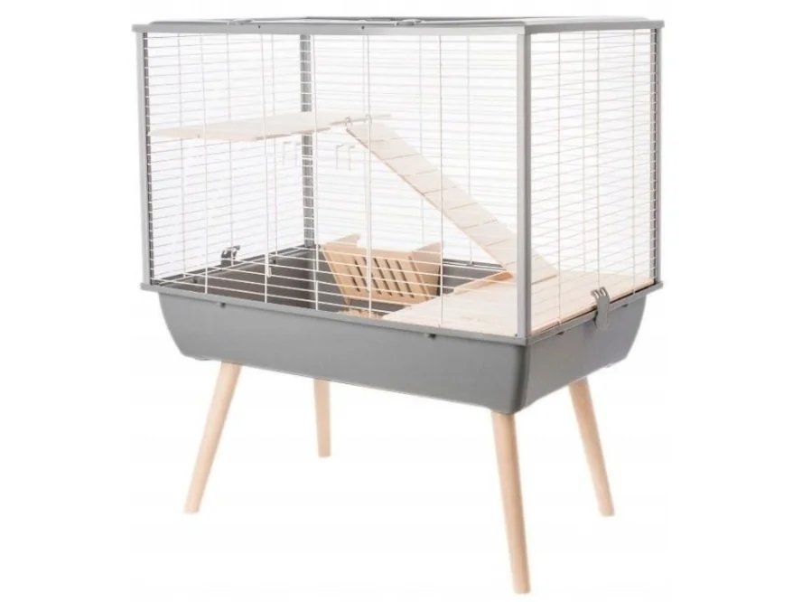 Zolux Neo Muki H58 häkki harmaa 78x48x58cm