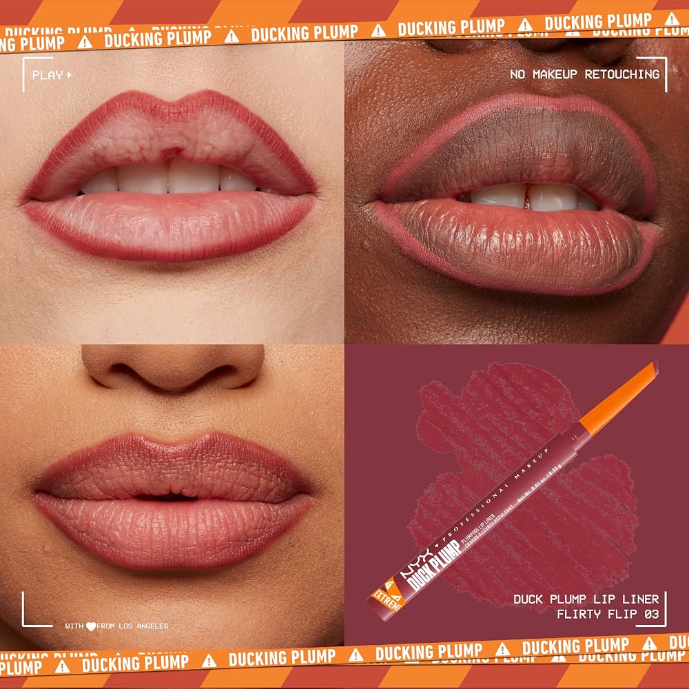 NYX Ammattimainen meikki Duck Plump Huulikynä Voluminizing Effect Color Flirty Flip 0,33 g