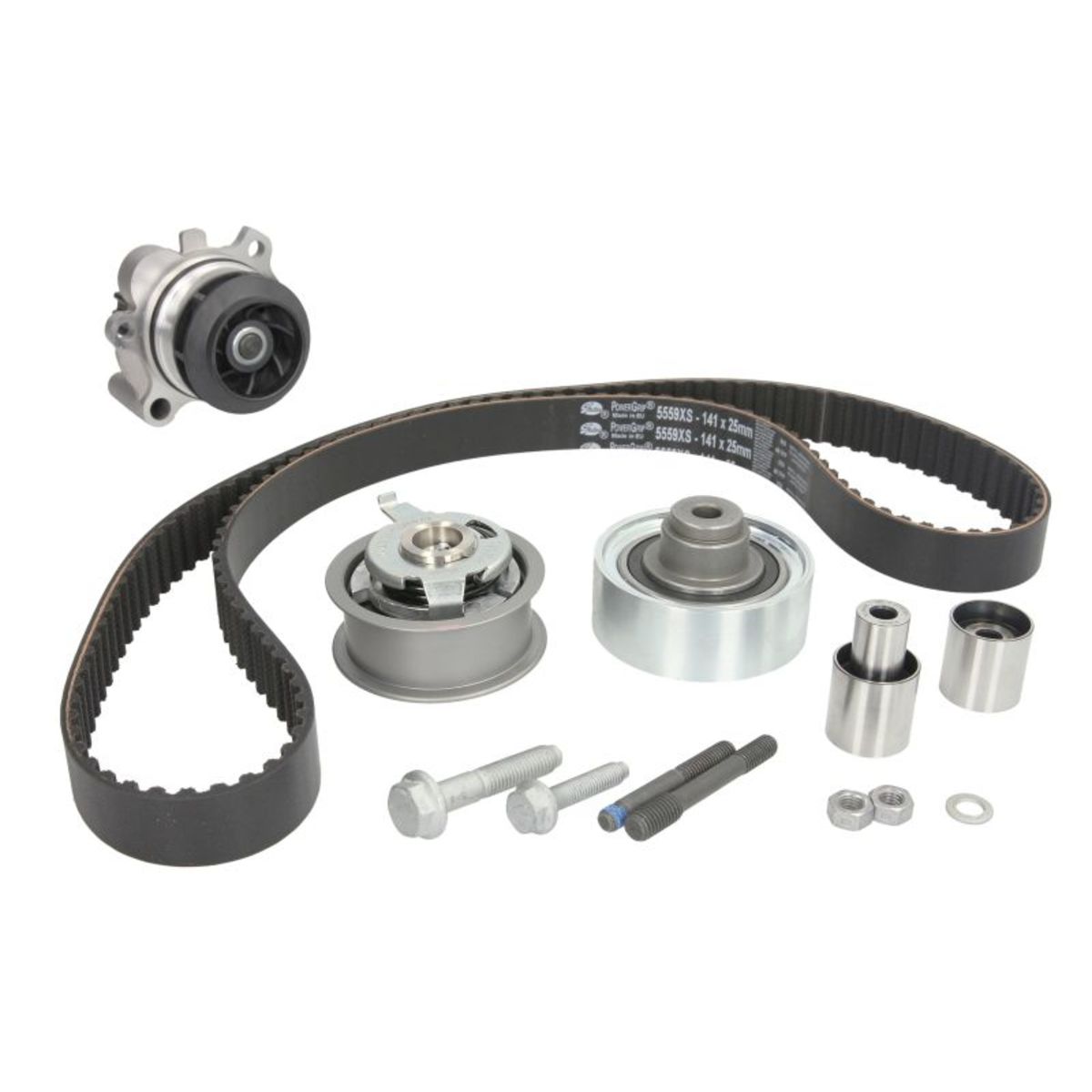 Vesipumppu + jakohihnasarja GATES KP15559XS-1