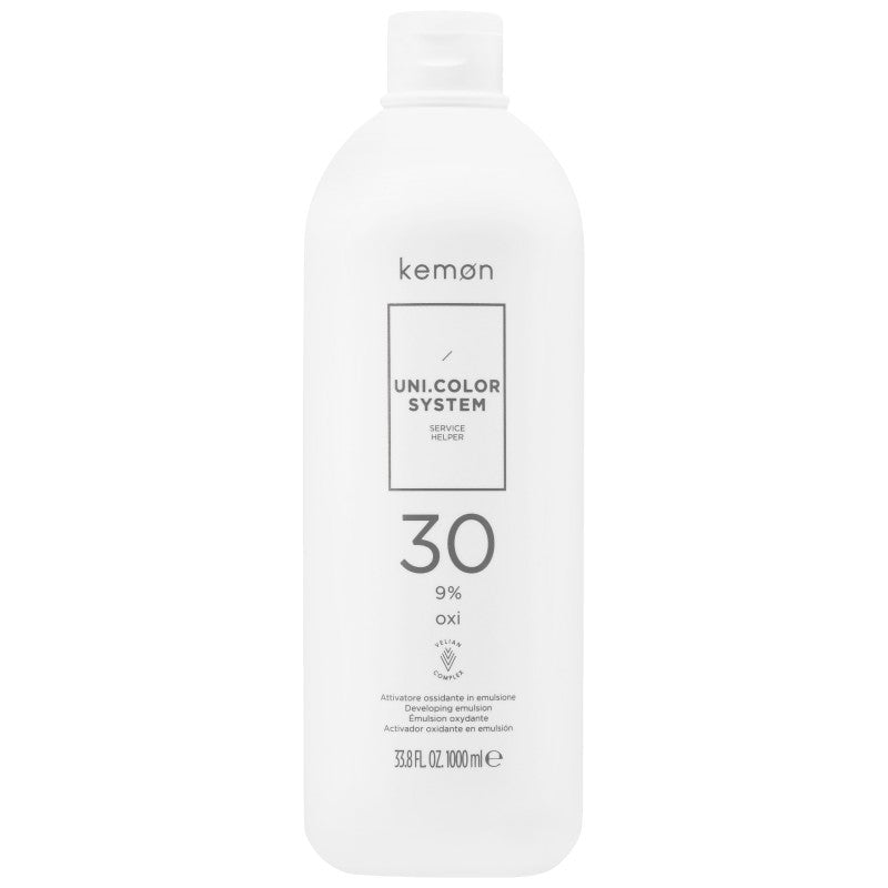 Kemon Uni Color Oxi – hapetinaktivaattori hiusväreille Kemon Kramer, 1000 ml 30 VOL | 9 %