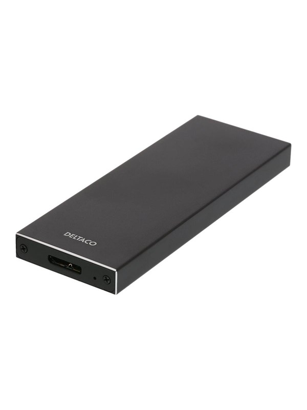 Deltaco Ulkoisen M.2-kotelon USB 3.0 5 Gbps musta