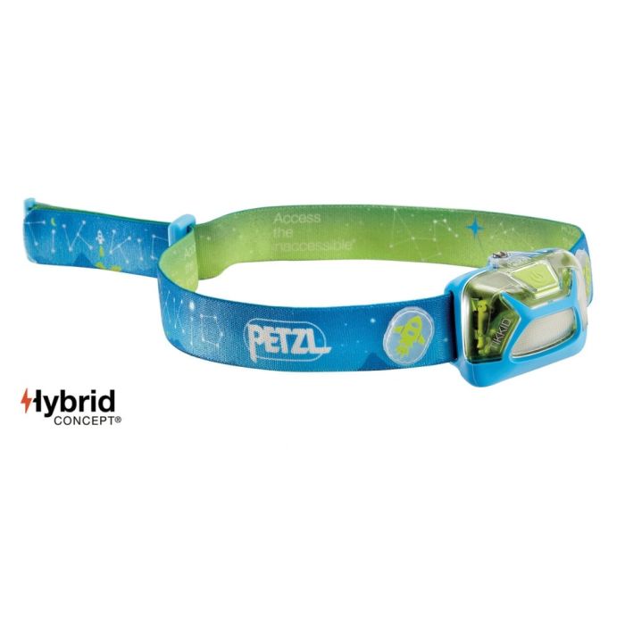Petzl TIKKID - Lommelygte til hovedet - LED - 3-modus - hvidt lys - blå