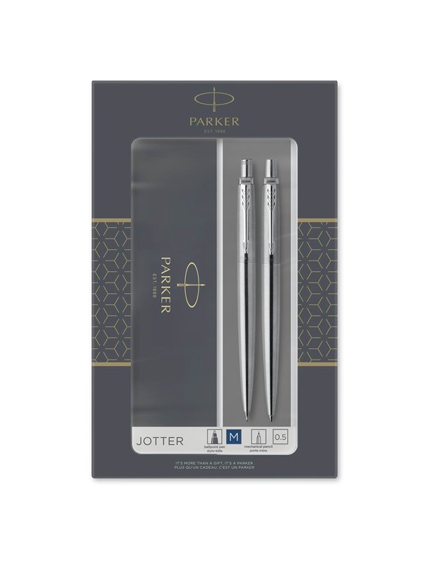 Parker Jotter Stainless Steel CT Duoset