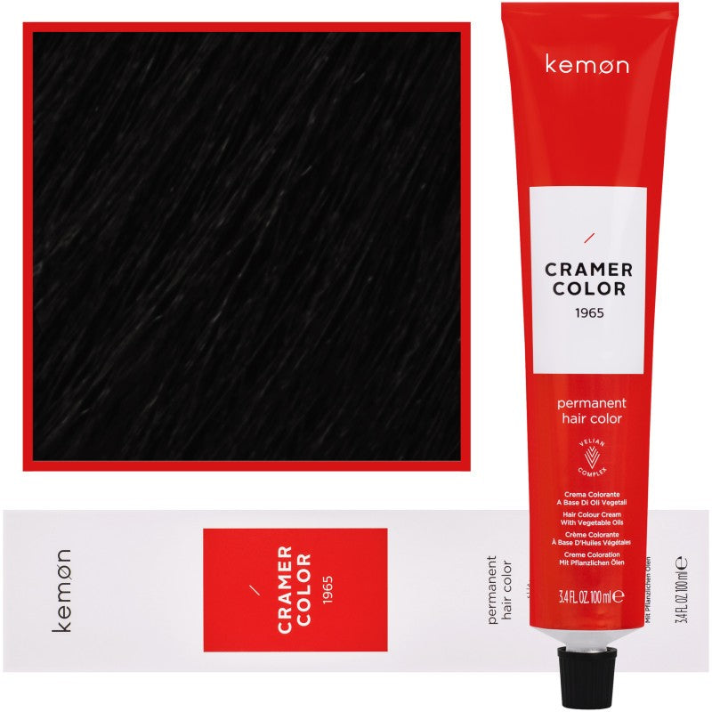 Kemon Cramer Color – Hiusvoide kookosöljyllä, 100 ml 1 | Musta