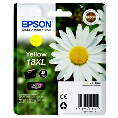 Epson Epson 18XL Mustepatruuna Keltainen T1814 Vastaa: N/A