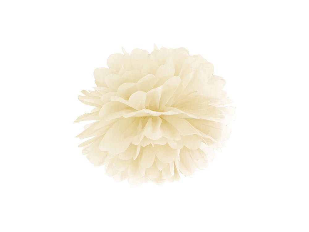 Pom Pom Vaniljanvalkoinen Riippuva Koriste - 25 cm