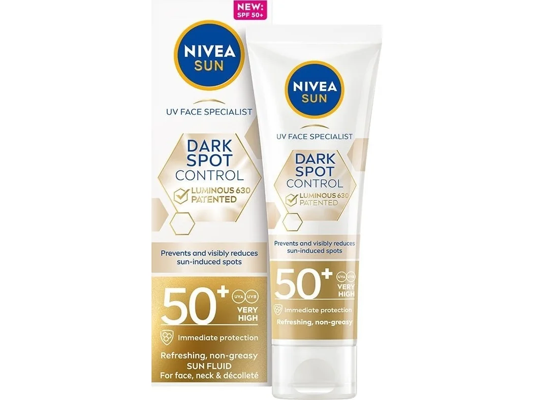 NIVEA_Sun Spot Control Luminous 630® virkistävä kasvojen aurinkovoide SPF50+ 40ml