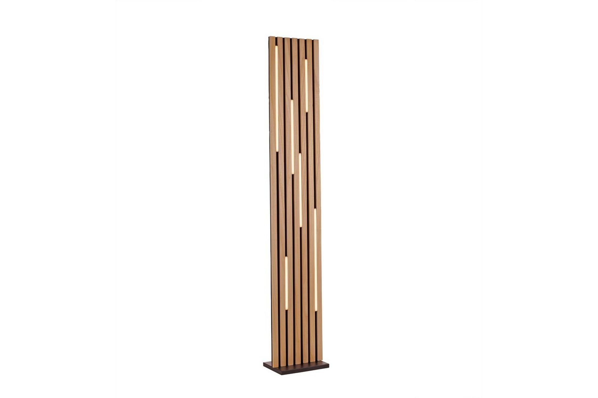 Paul Neuhaus Smart LED-lattiavalaisin Q-Acoustic puu korkeus 162 cm