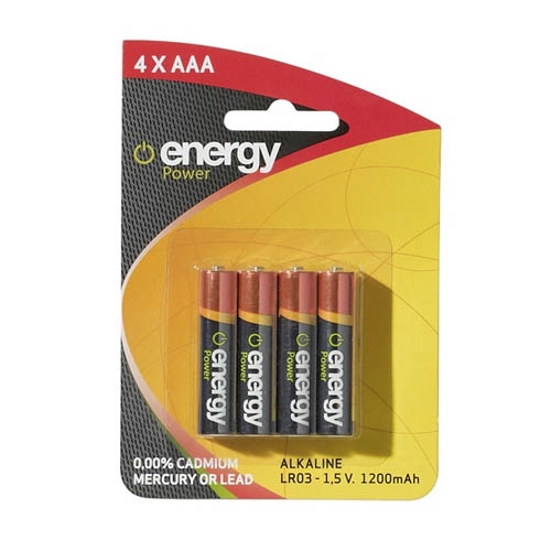 Energy Power 4xAAA alkaliparisto