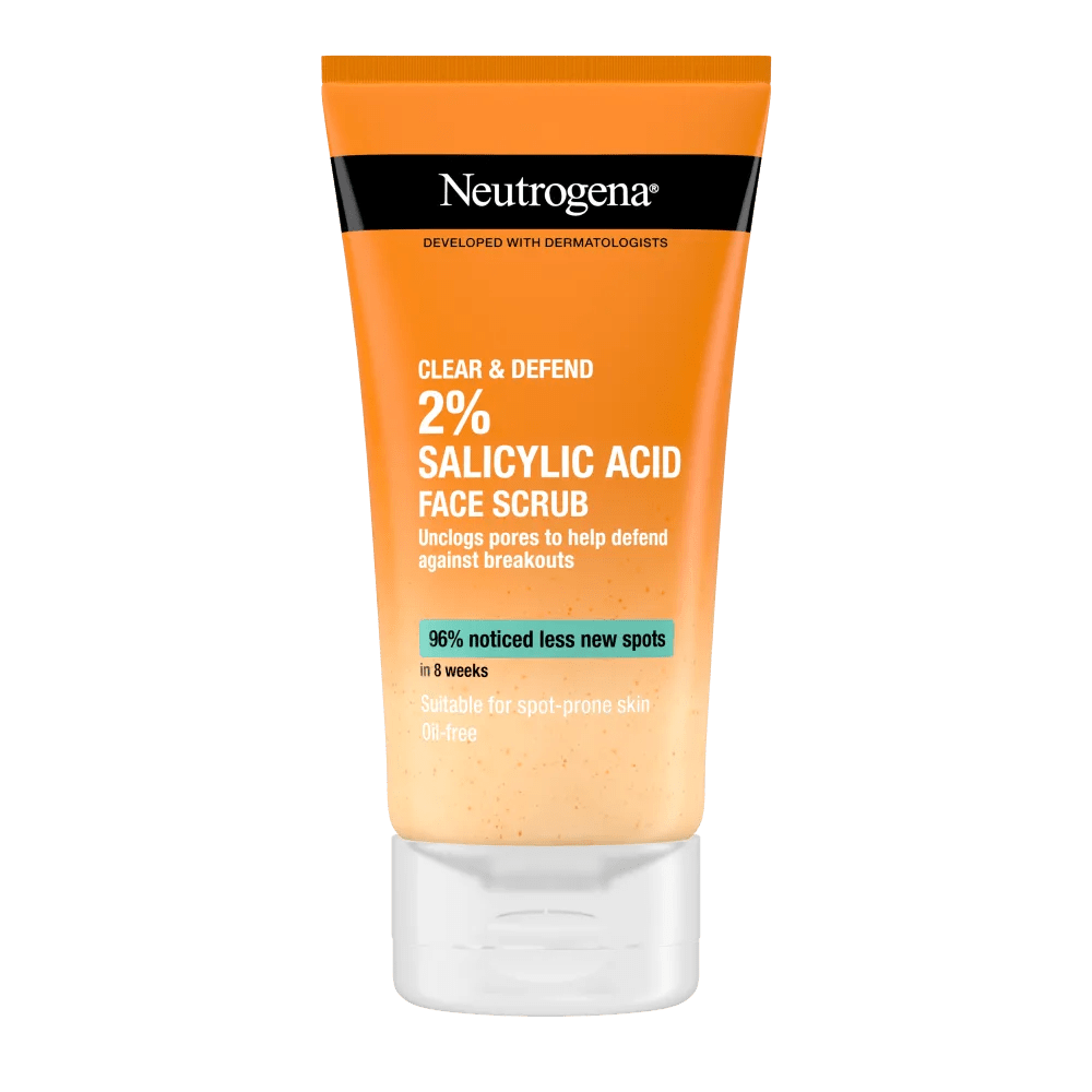 Neutrogena Clear & Defend Face Scrub 150 ml