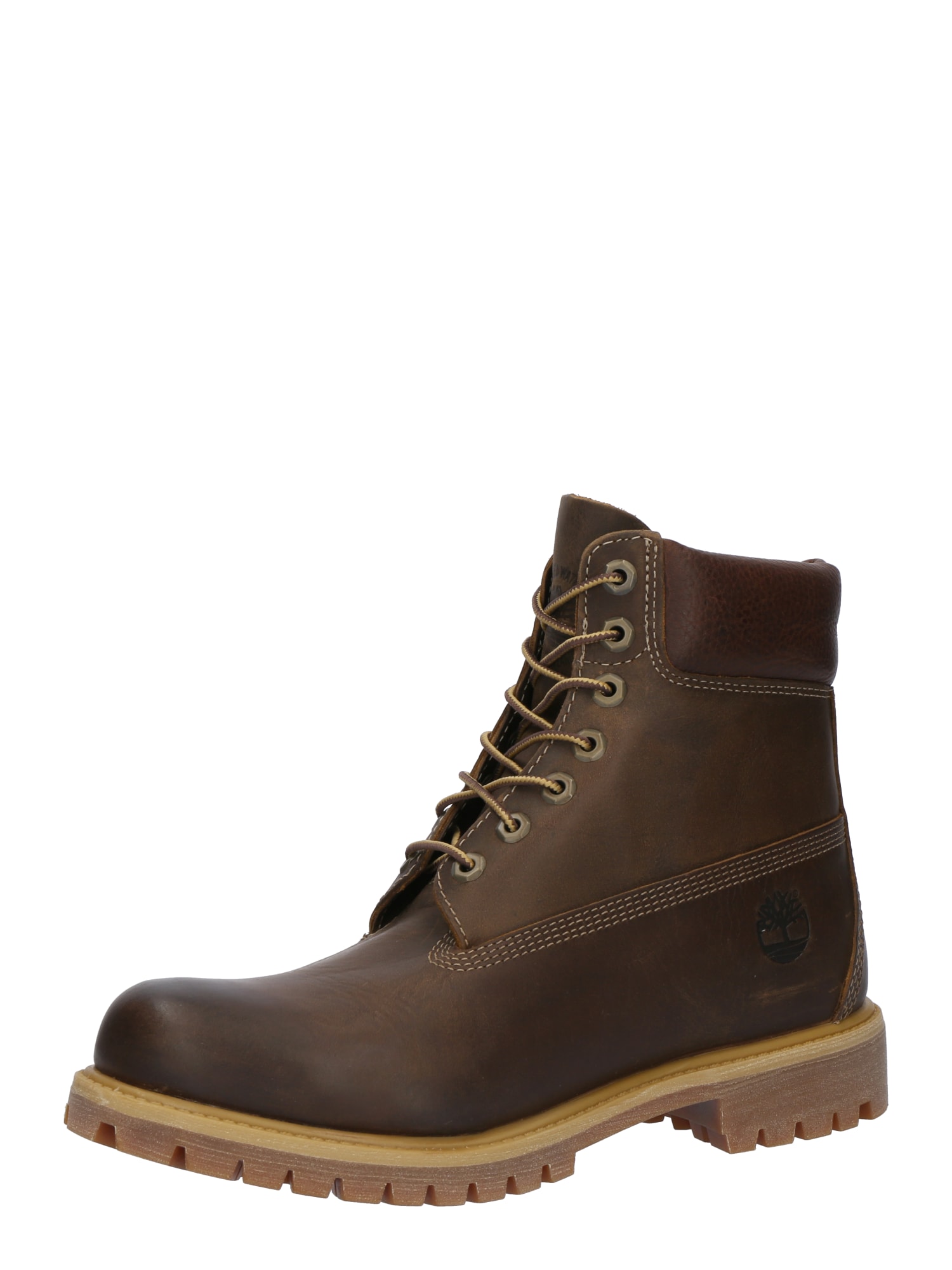 TIMBERLAND Nauhabootsit 'Prem 6' tummanruskea