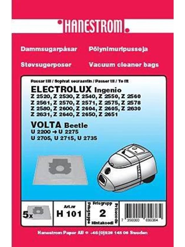 Haneström Pölypussit, mikrokuitu, 5kpl. DU12112 Vastaa: N/A
