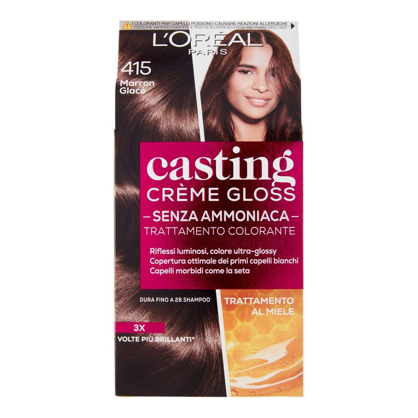 L'Oreal Paris Casting Creme -hiusväri Gloss Ilman ammoniakkia N415 Maron Glacea