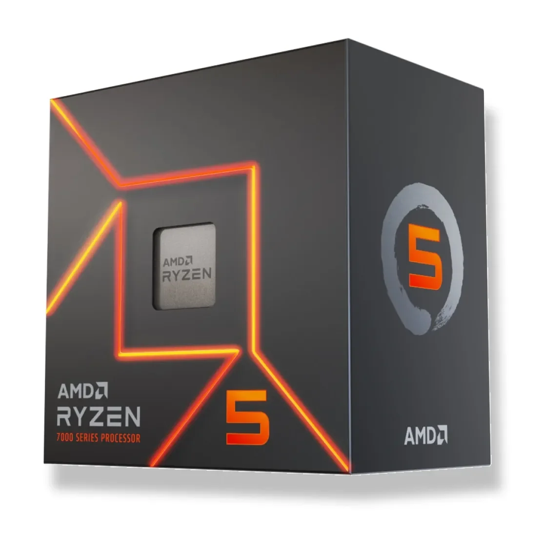 AMD Ryzen 5 7400 Wraith Stealth CPU - 6 ydintä - 3.3 GHz - AMD AM5 - AMD Boxed (jäähdyttimen kanssa)