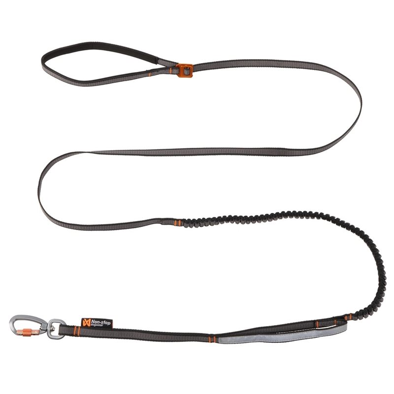 Non-stop dogwear Touring Bungee Adjustable Black/Gray - 23 mm