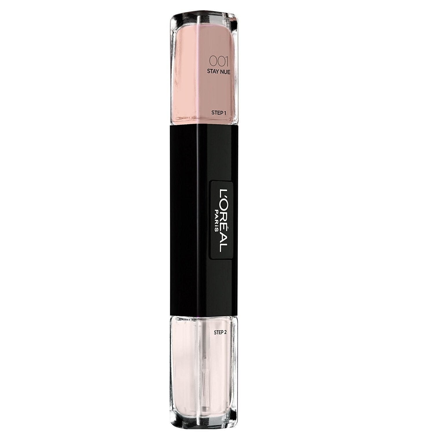 L'Oreal Paris 2 in 1 Infallible Gel Effect -kynsilakka 001 Stay Nue 2 x 5 ml