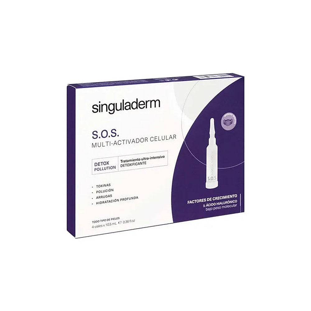 Primaderm Singuladerm S.O.S. Multi-Cellular Activator — detoksifioiva hoito 4x10,5 ml
