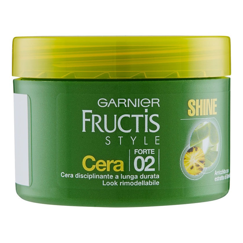 Fructis Style Shine Pitkäkestoinen muotoiluvaha, vahva pito 75 ml
