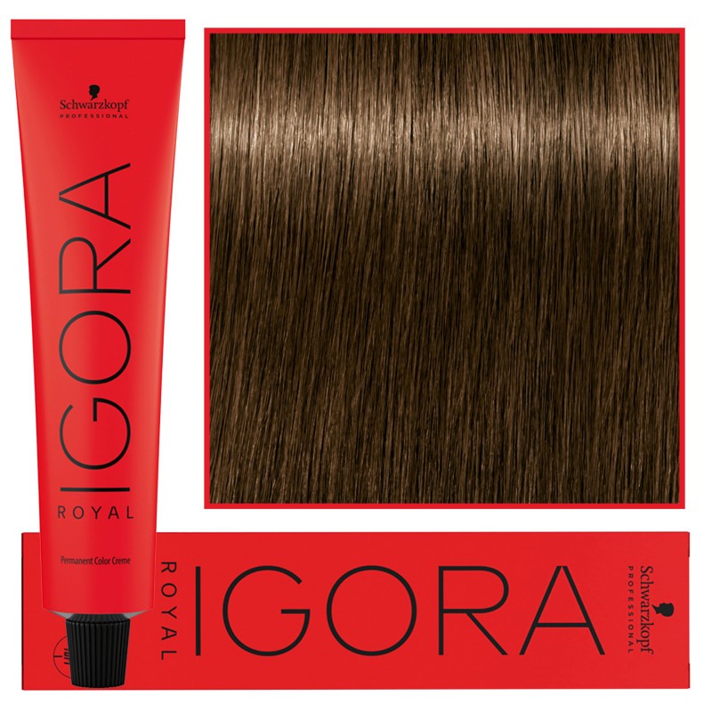 Schwarzkopf Professional Igora Royal Pysyvä hiusväri 60 ml 5-4 | Vaalea beige kastanja