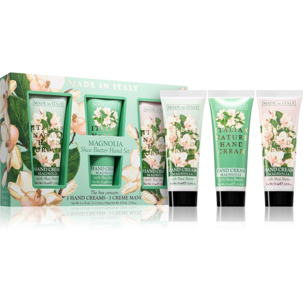 La Florentina Magnolia Shea Butter Lahjarasiasarja (käsille) 3 kpl