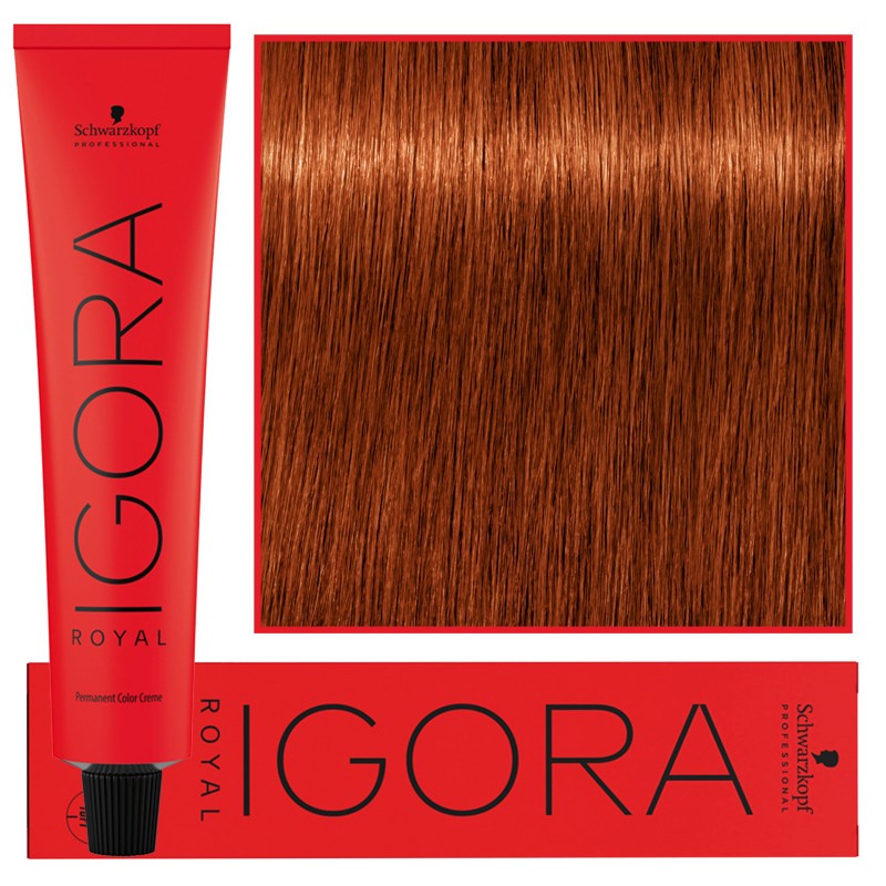 Schwarzkopf Professional Igora Royal Pysyvä Hiusväri 60ml 6-77 | Tumma Ekstra Kuparinvaalea