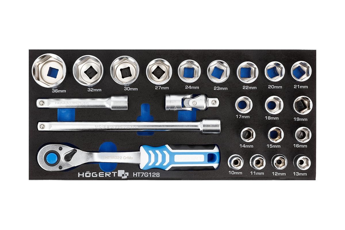 Työkalusarjalaatikko Hogert Technik HT7G128
