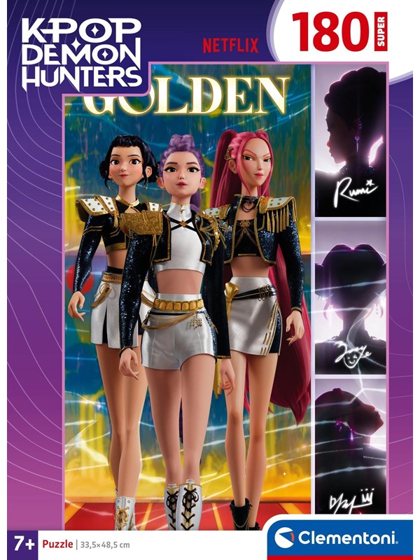 Clementoni K-Pop Demon Hunters Super 180 brikker