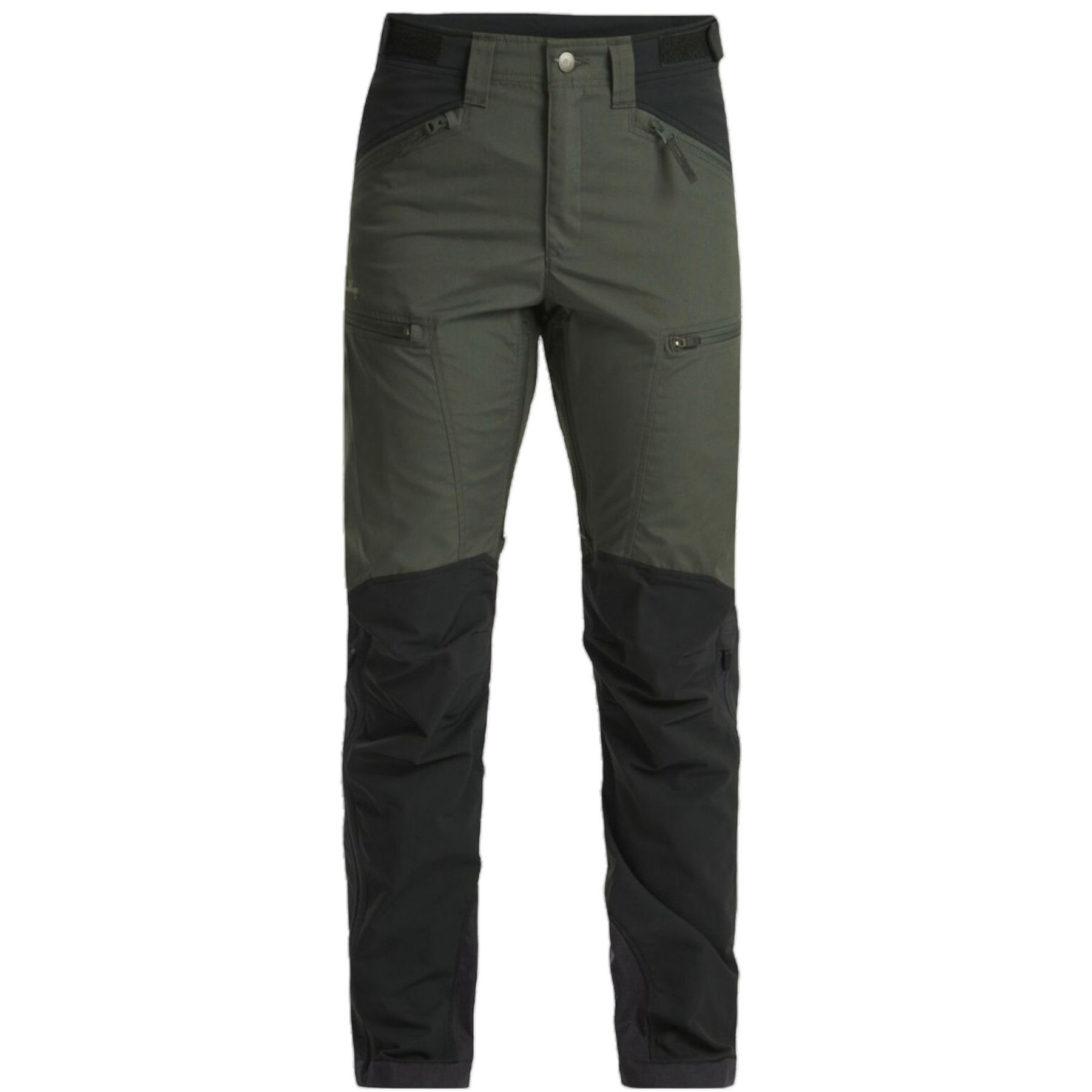 Lundhags Makke High Waist Curved Pant, vaellushousut, naiset, vihreä/musta