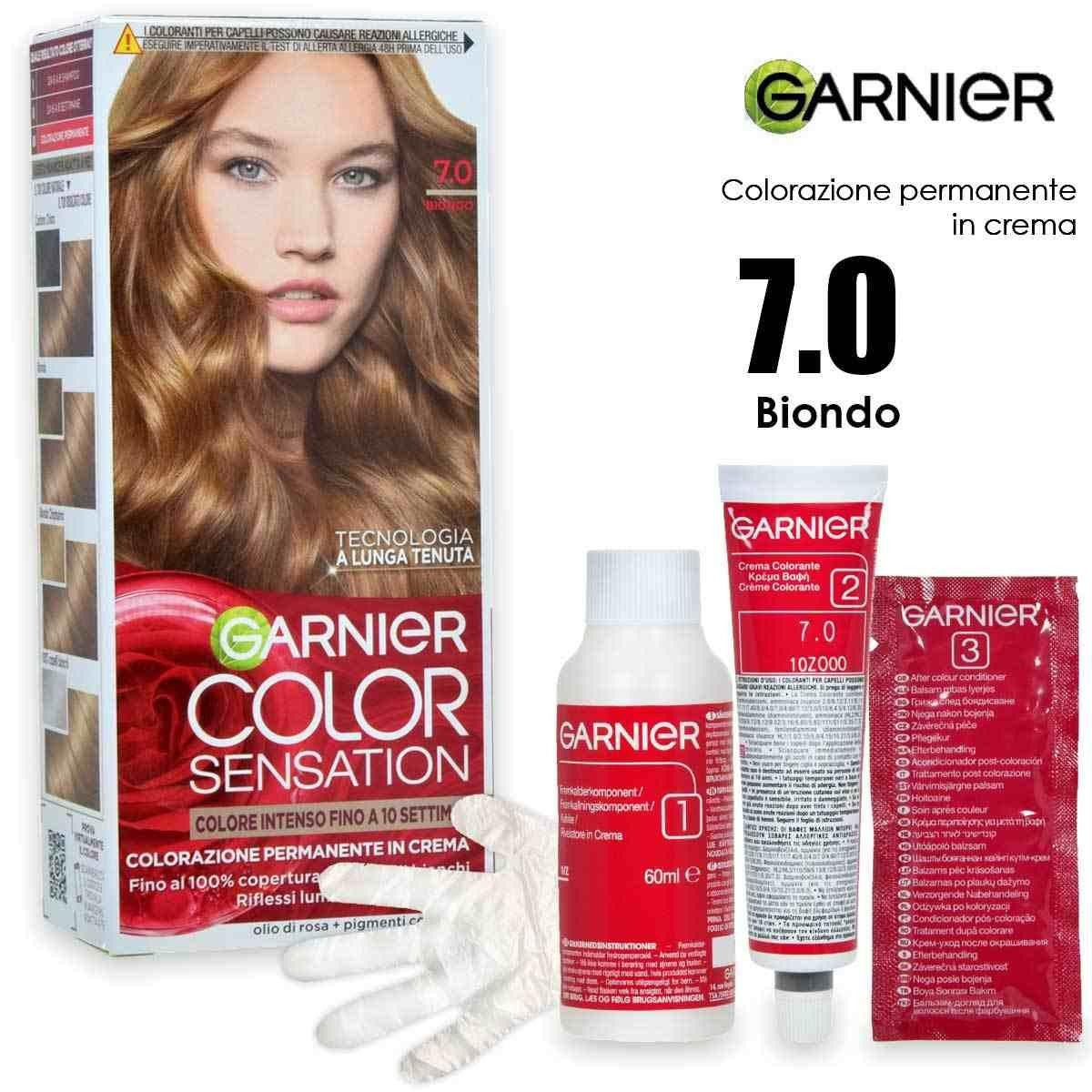 Garnier Color Sensation Pysyvä Kermaväri 7.0 Vaalea