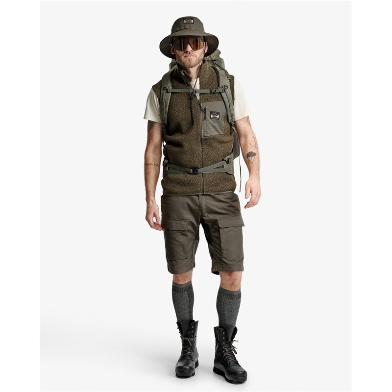 Lundhags Flok Wool Ms Pile Vest Olive - S