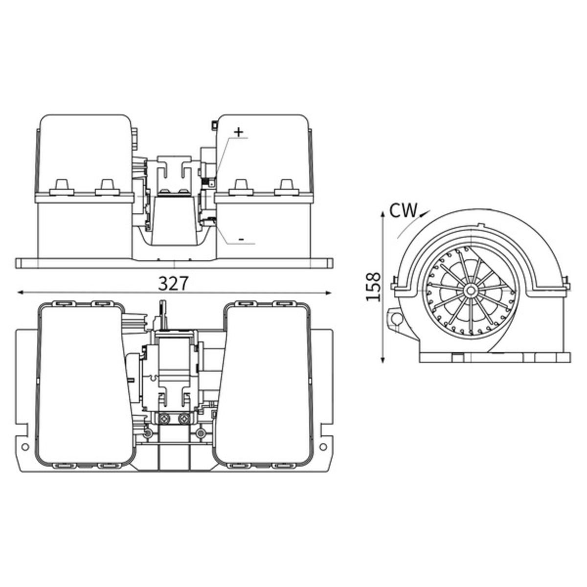 Sisätilapuhallin MAHLE AB 31 000S
