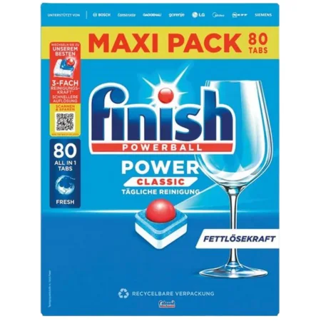 Finish All-in-1 Powerball Astianpesutabletit – 80 kpl