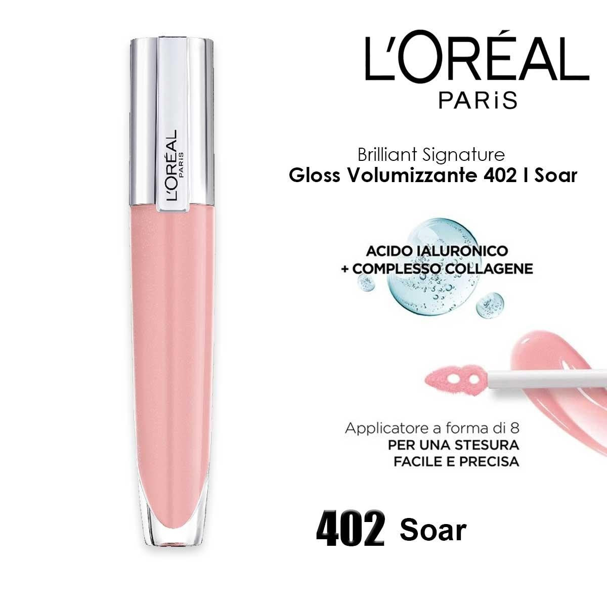 L Oreal Paris Brilliant Signature Plump - Volyymiä antava ja kosteuttava huulikiilto Plump 402 I Soar