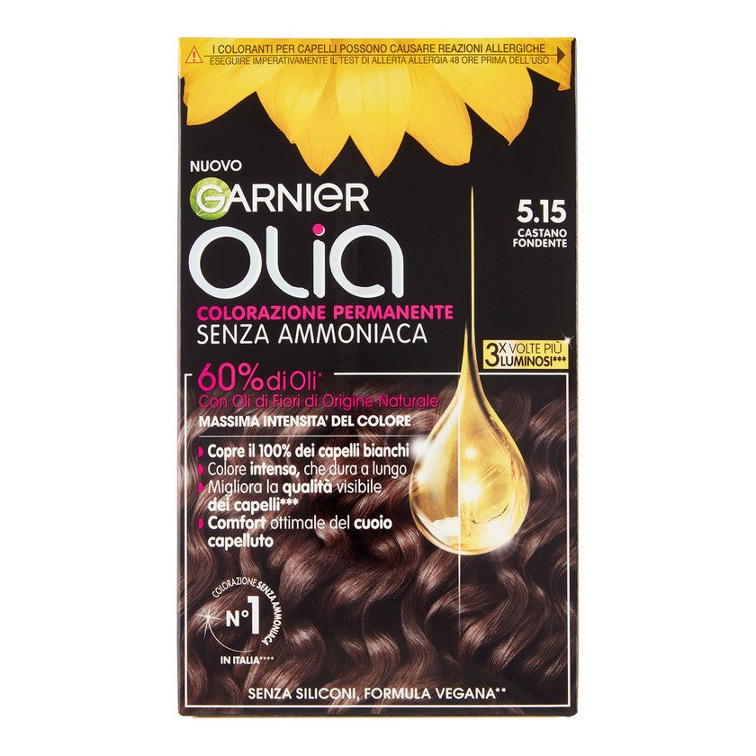 Garnier Olia Pysyvä Värjäys Tumma Kastanja 5_15