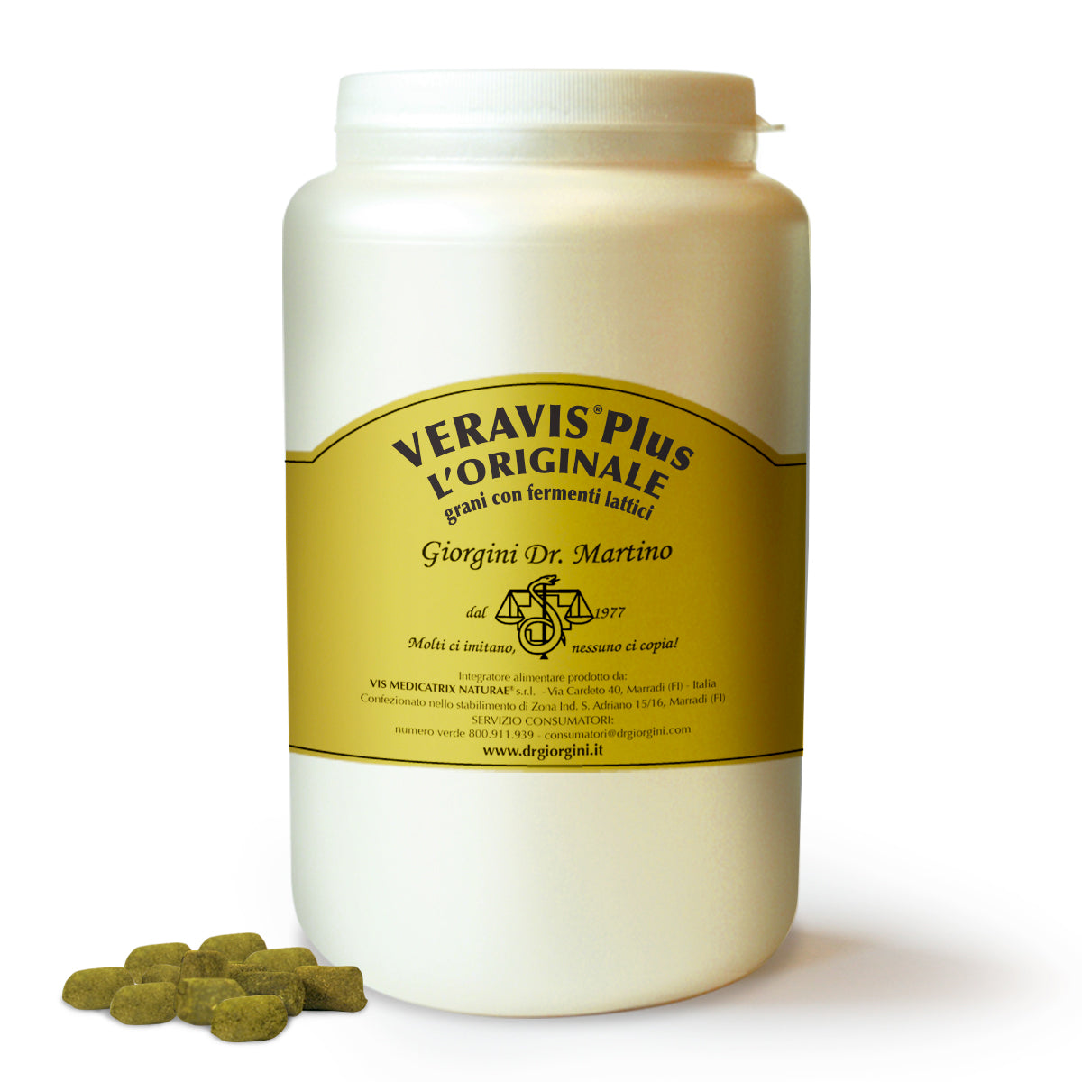 Dr Giorgini Veravis Plus L'Originale Grani Con Fermenti Lattici 1 kg — Integratore
