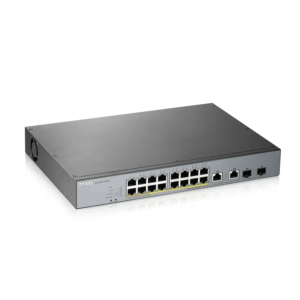 Zyxel Nebula Gs1350-18hp Smart Surveillance Poe Switch 250w