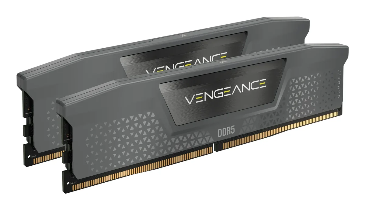 Corsair Vengeance DDR5-5200 - 16GB - CL40 - Dual Channel (2 pcs) - AMD EXPO & Intel XMP - Harmaa