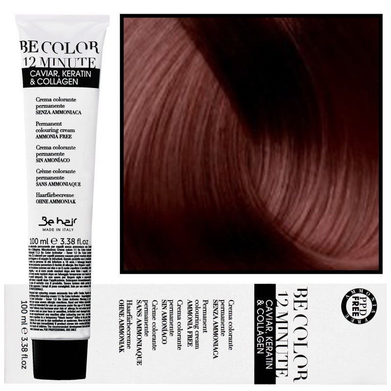 Be Hair Be Color Hiusväri 12 minuuttia 100ml 4,5 | Keskiruskea Mahonki