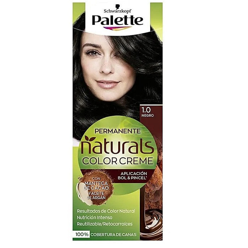 Schwarzkopf Naturals Cream Color Palette 1.0 Black
