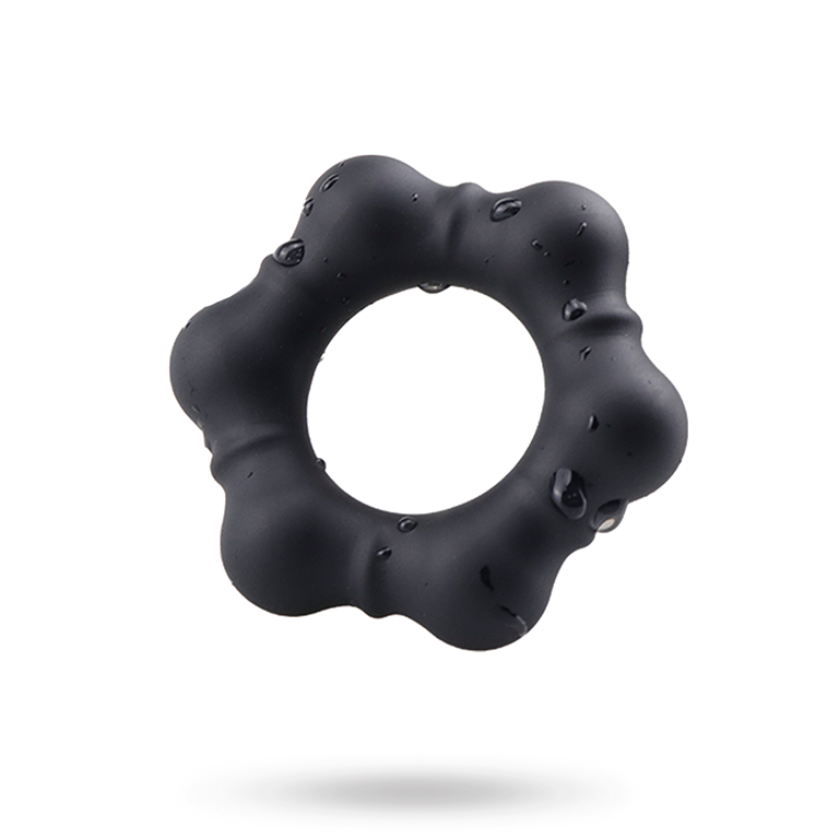 Luminous Silicone Cock Ring Black Penisrengas
