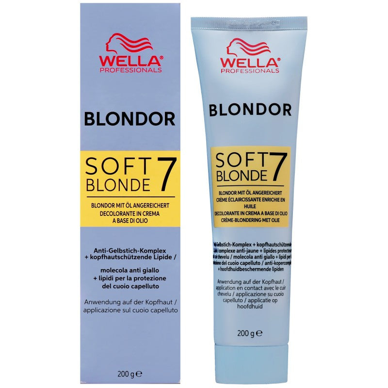 Wella Blondi Pehmeä Blonde 7 Hiusten valkaisuvoide 200g