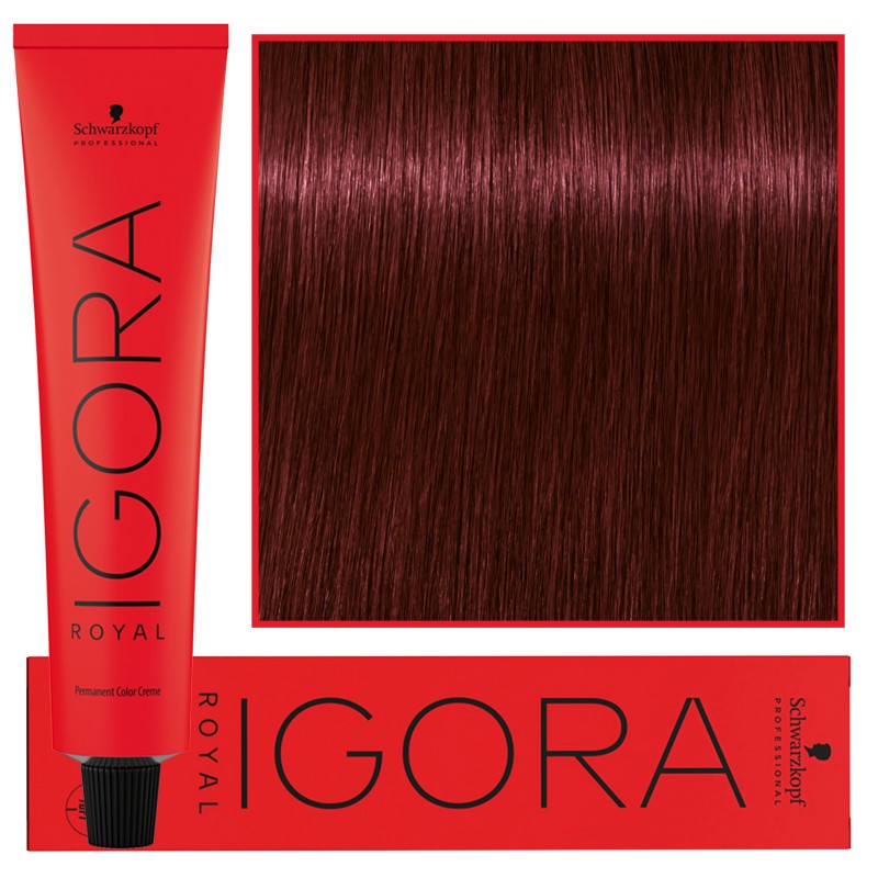 Schwarzkopf Professional Igora Royal Pysyvä hiusväri 60 ml 4-88 | Keskiruskea ekstra punainen
