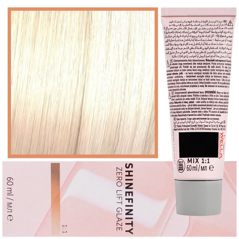 Wella Shinefinity Zero Lift Glaze Hiusväri 60ml 09/3 | Kultainen Hunaja