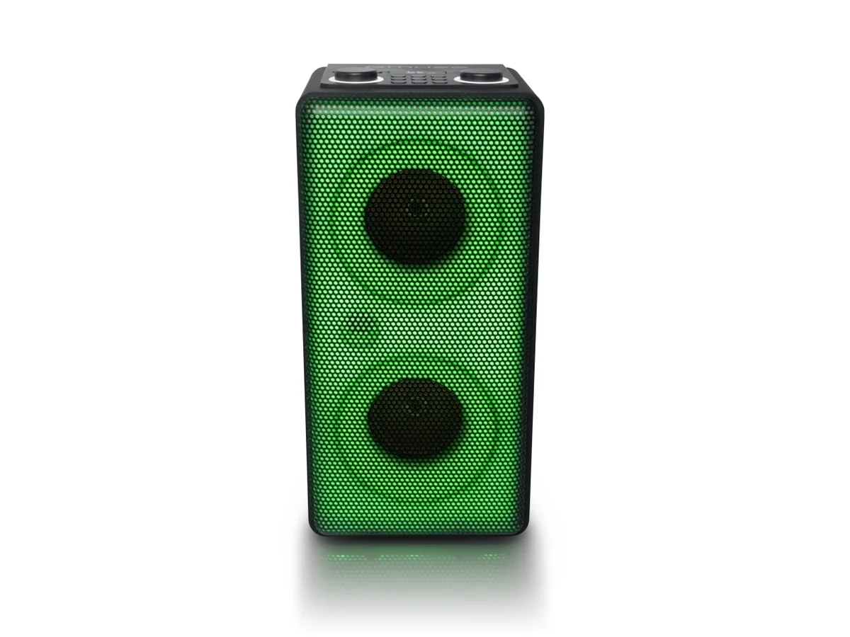 Muse M1808DJ, 150 W, Kaapeli &amp  johto, Lajittelu, Kolmivärinen, LED, Liesi, valo