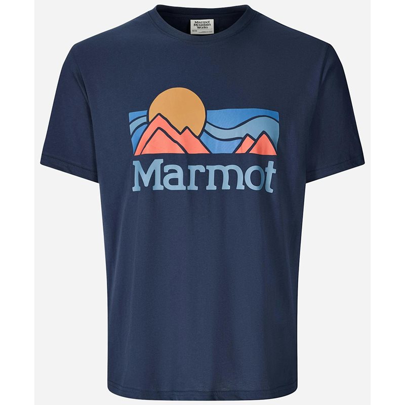 Marmot Coastal Tee SS Nightfall Navy - L