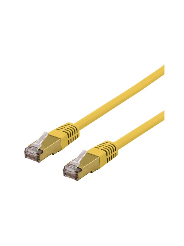 Cat6a S/FTP LSZH RJ45 1.5m -verkkokaapeli, keltainen