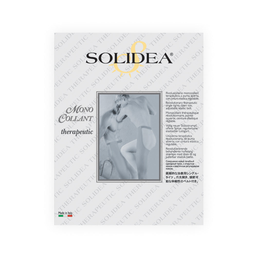 Solidea Monocollant Ccl2 Avokärkiset Kompressiosandaalit 25 32mmHg Valkoinen XL