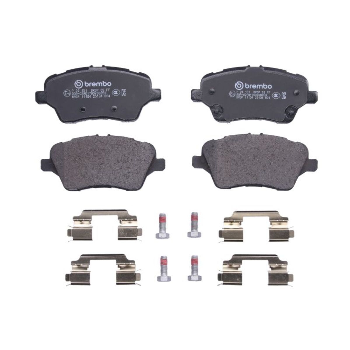 Jarrupalat, levyjarru BREMBO P 24 151