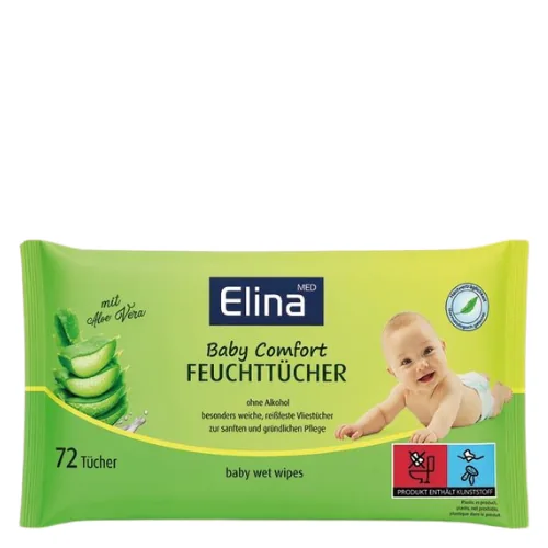 Elina Baby Kosteuspyyhkeet – 72 kpl